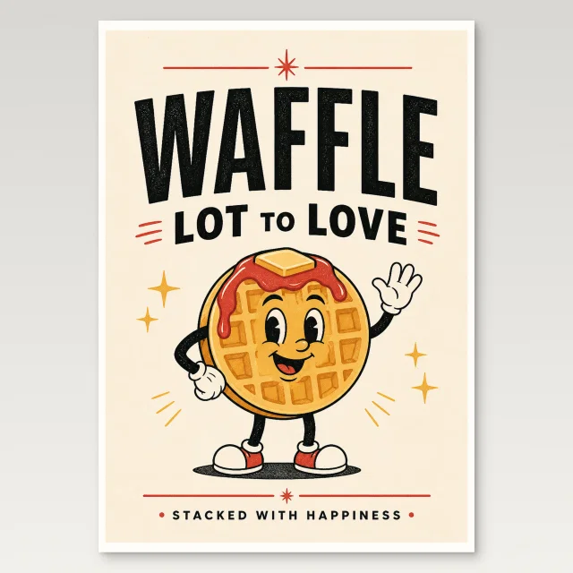 Waffle Poster