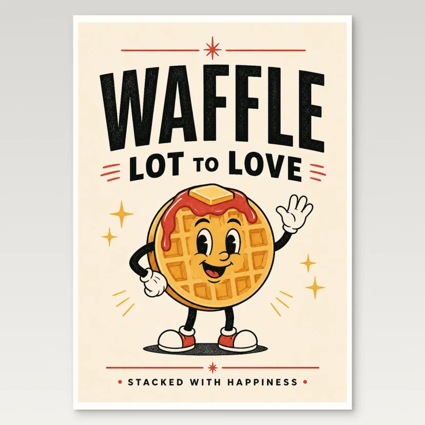 Waffle Poster