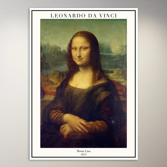 Leonardo da Vinci Mona Lisa Poster
