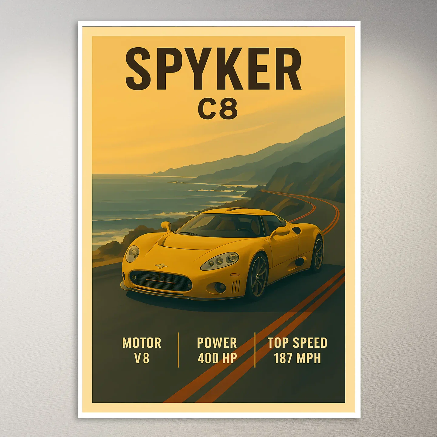 Spyker C8 Roadster Poster