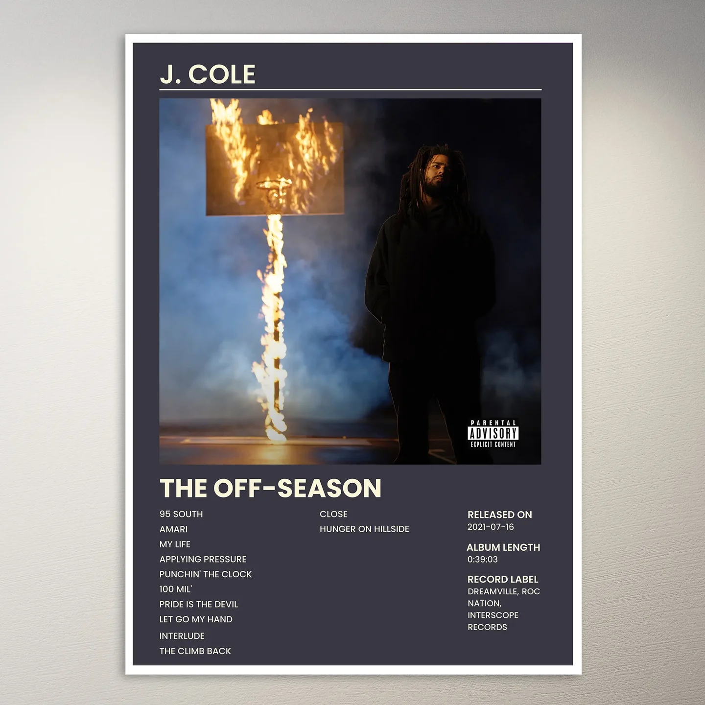 J. Cole Poster