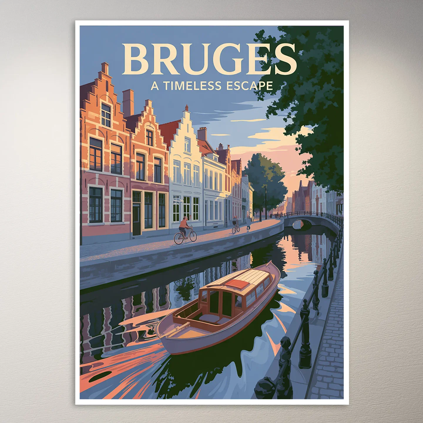 Bruges Travel Poster