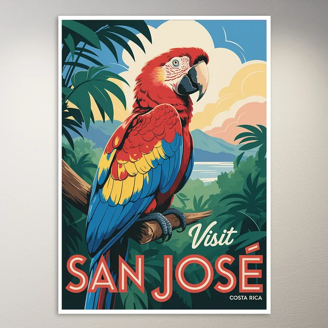 San Jose Travel Poster