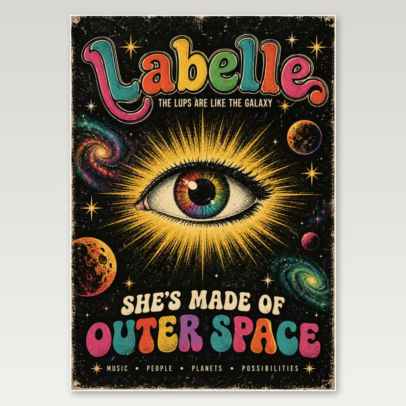 Arabella Cosmic Eye A4 Poster