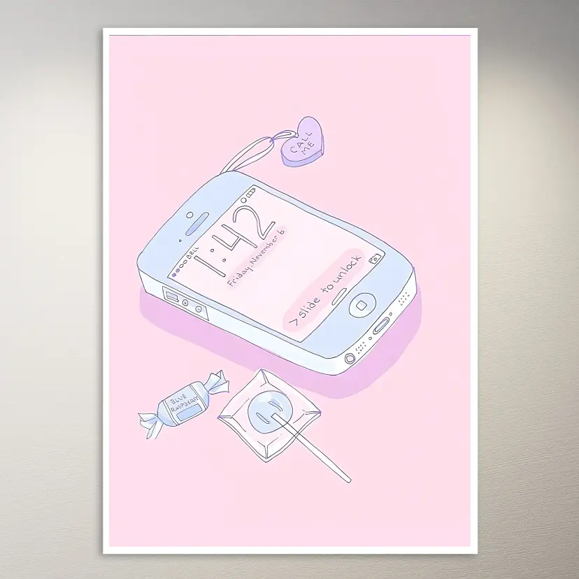 Kawaii Aesthetics Wall Poster