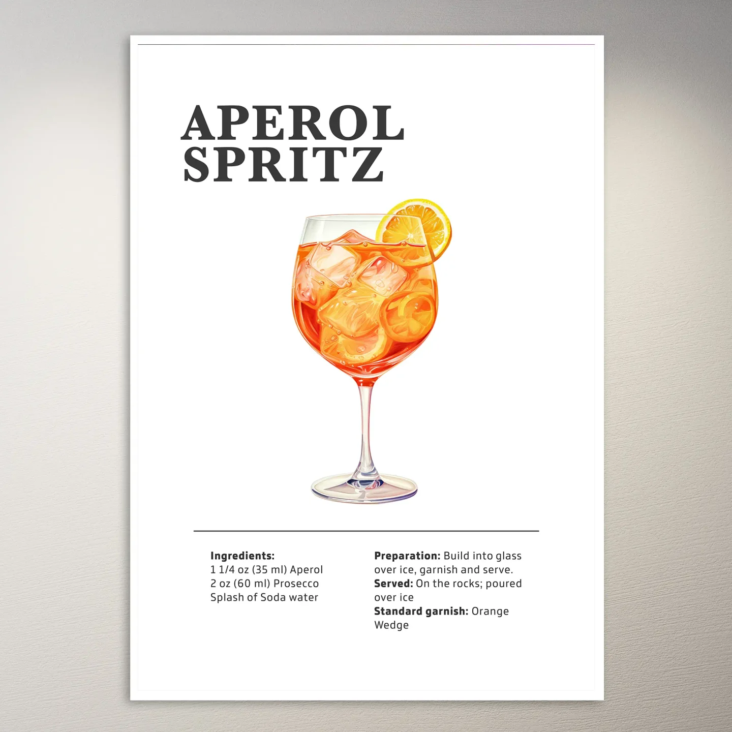 Aperol Spritz Poster