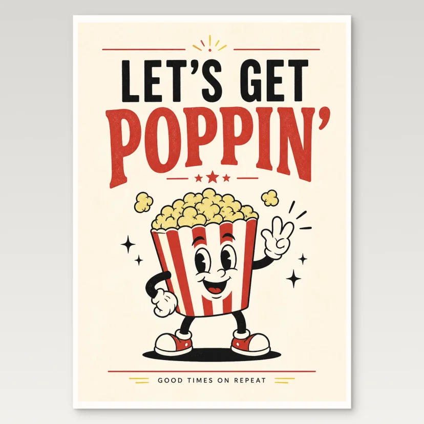 Popcorn Poster
