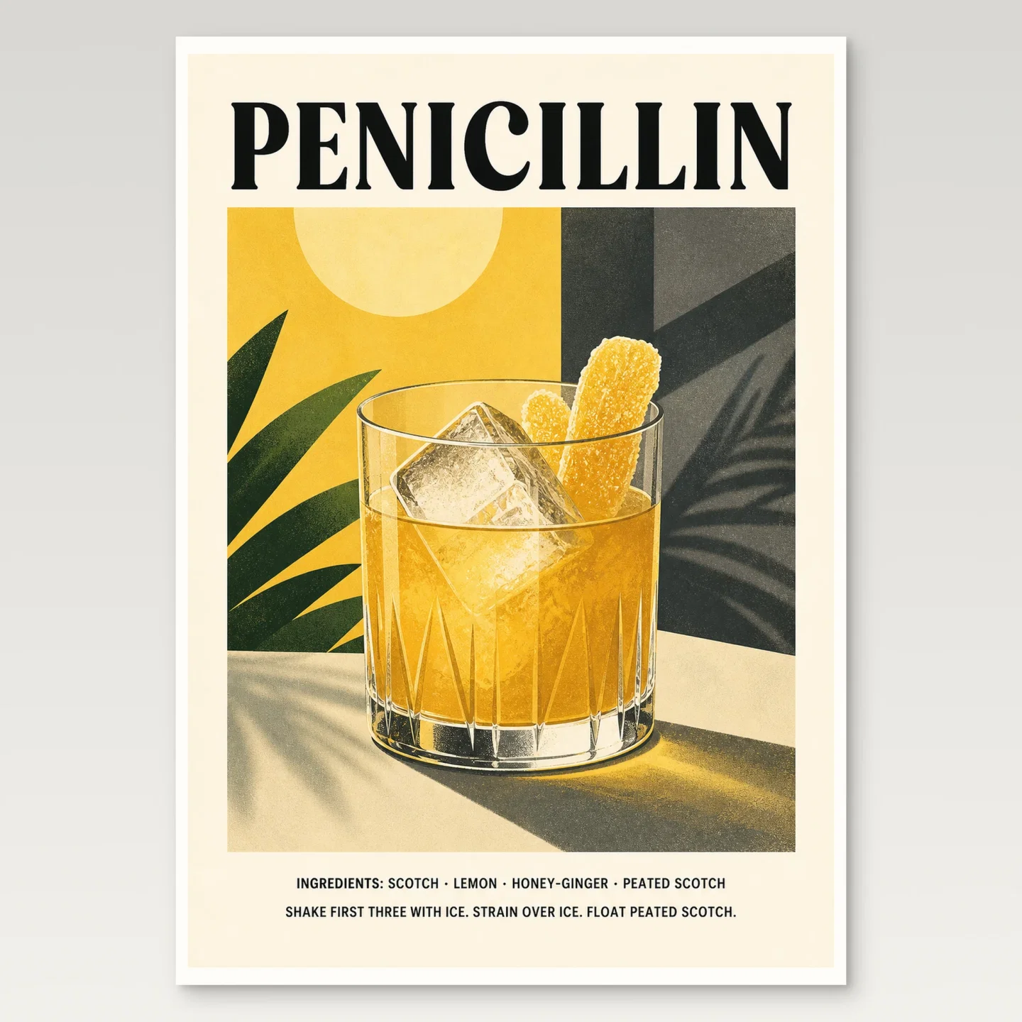 Penicillin Poster mockup