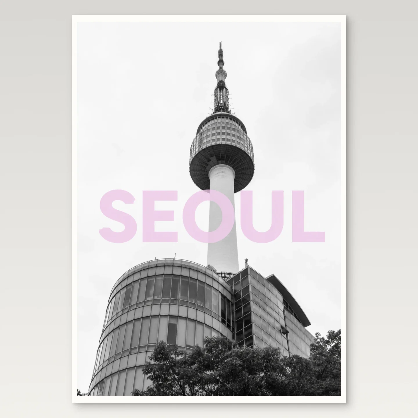 Seoul Poster mockup