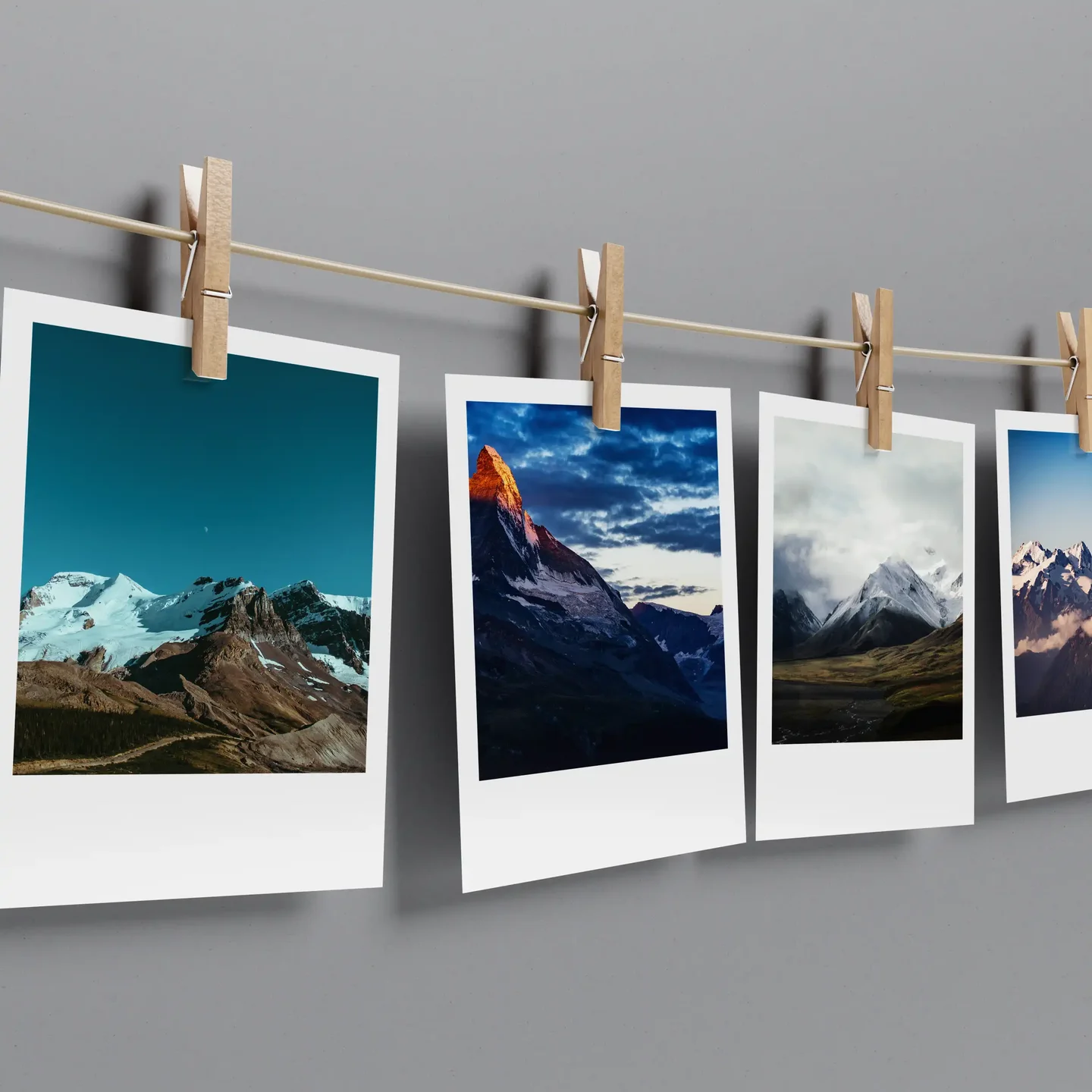 Mountains Prints Set of 12