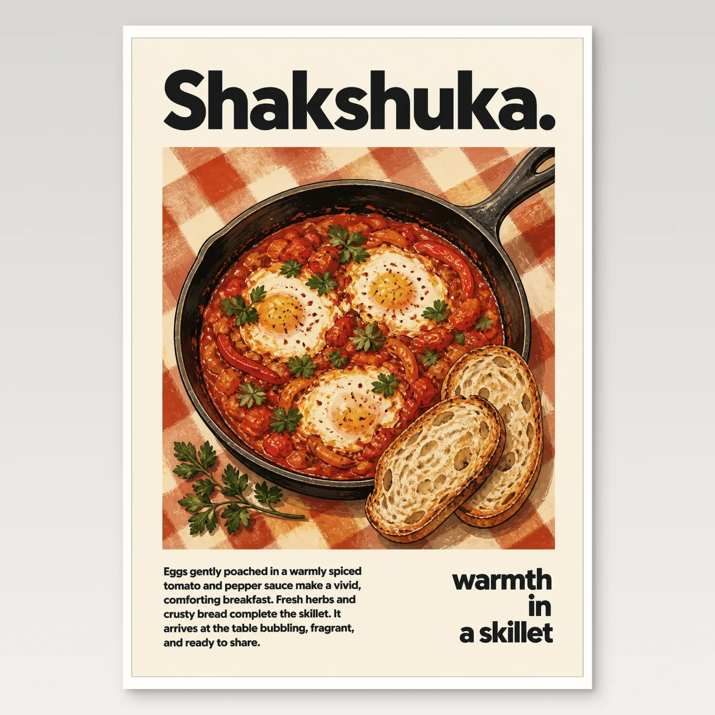 Shakshuka Poster mockup