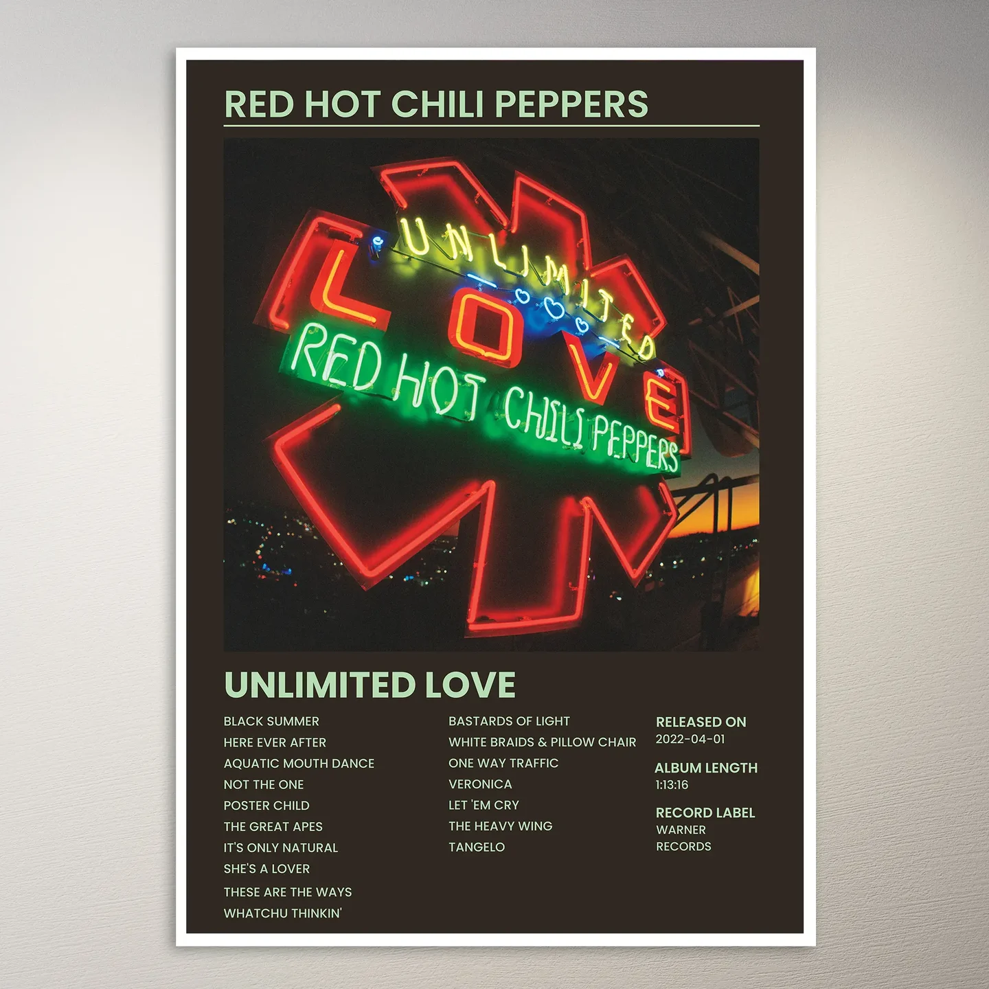 Red Hot Chili Peppers Poster