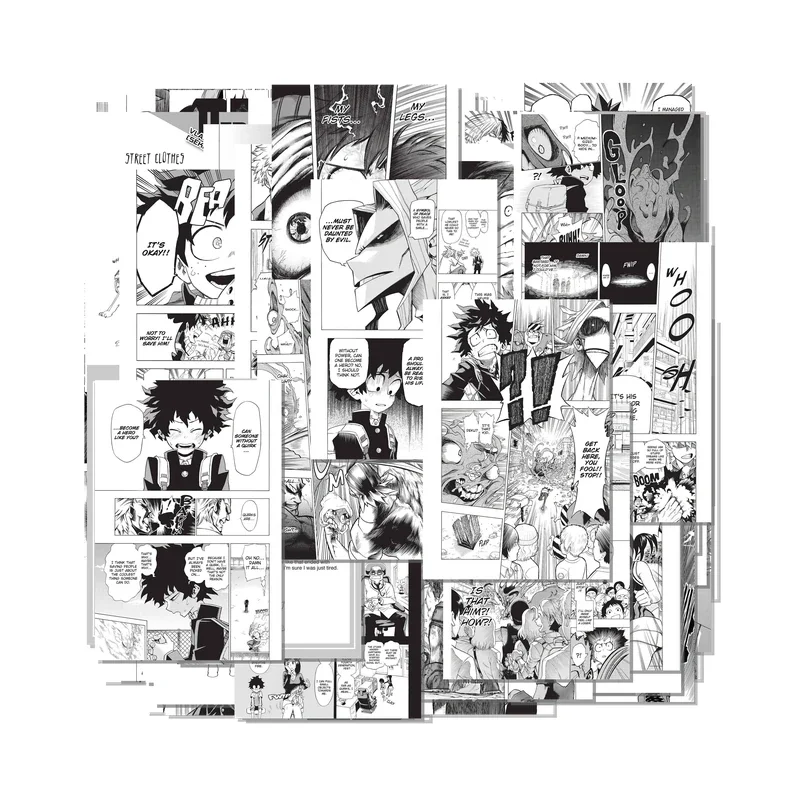 Manga Set of 200 Collage Kit