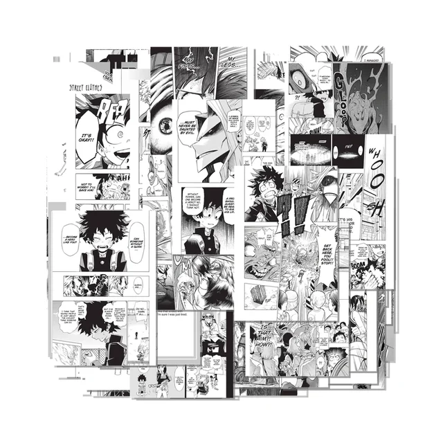 Manga Set of 200 Collage Kit