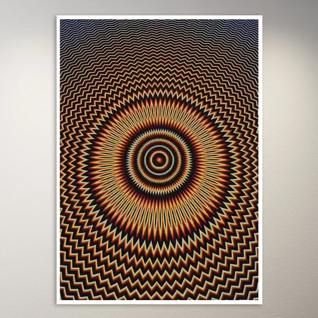 Psychedelic Trippy Aesthetic Wall Poster