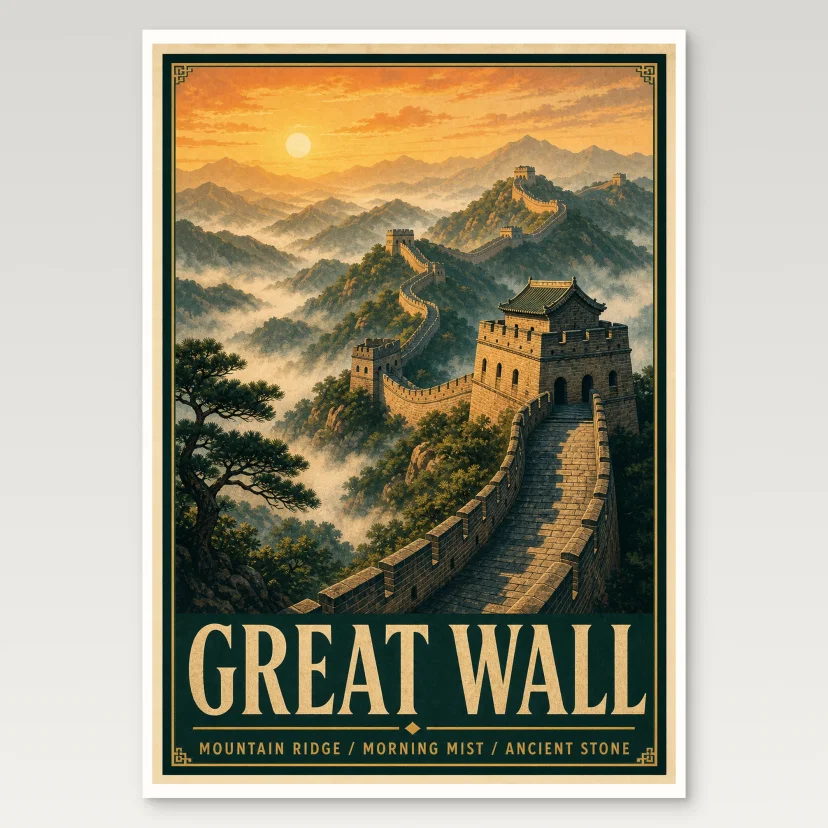 Great Wall Poster