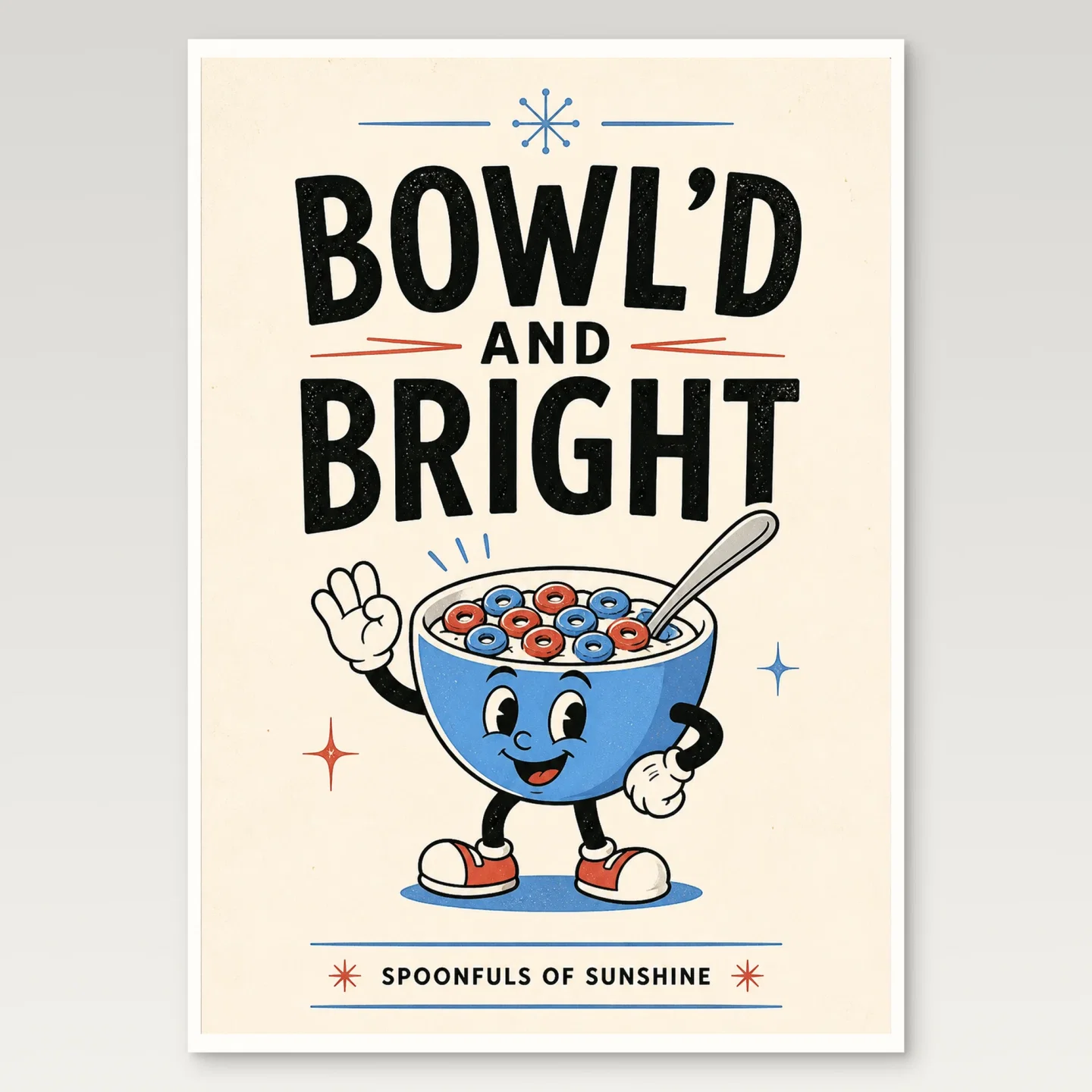 Cereal Poster mockup