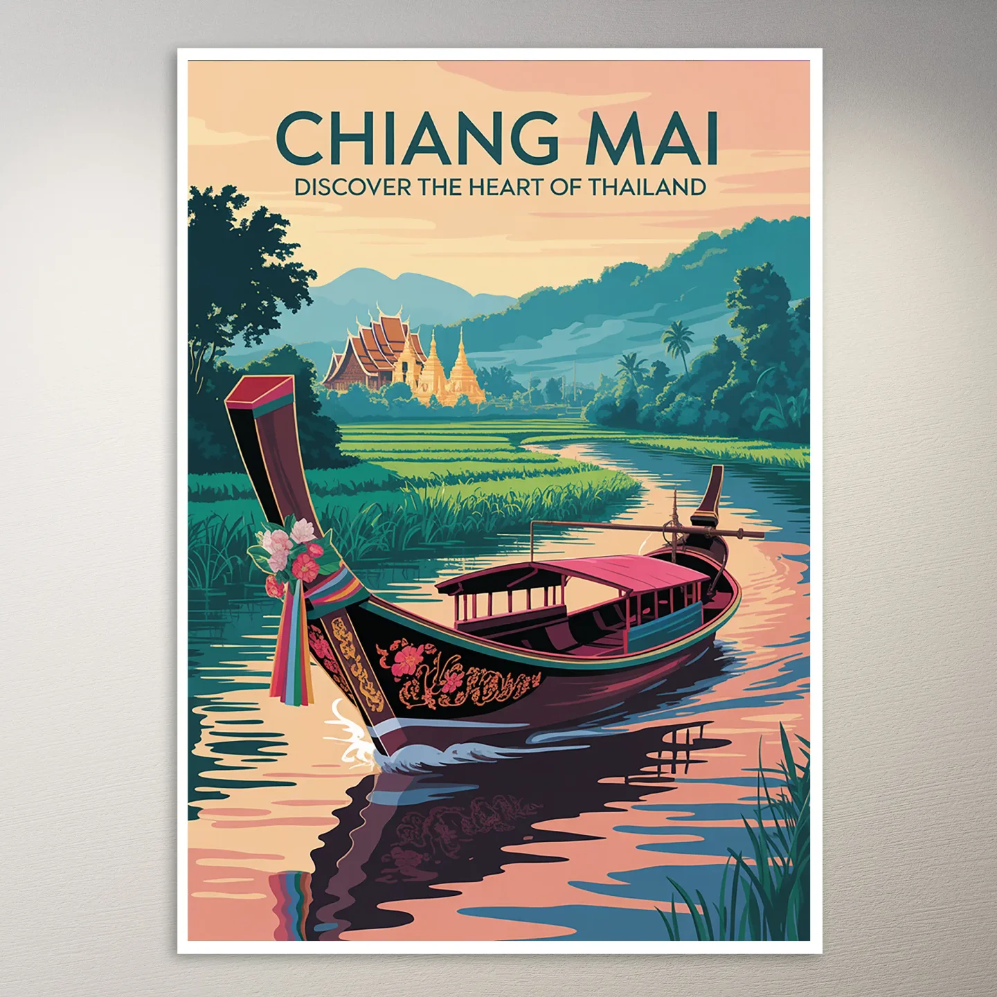 Chiang Mai Travel Poster