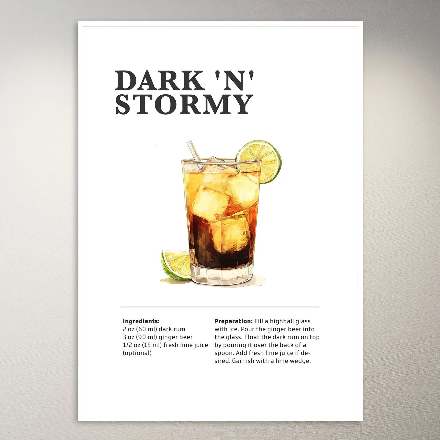 Dark 'N' Stormy Poster