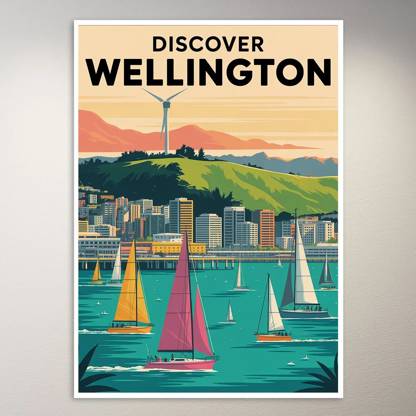 Wellington Travel Poster