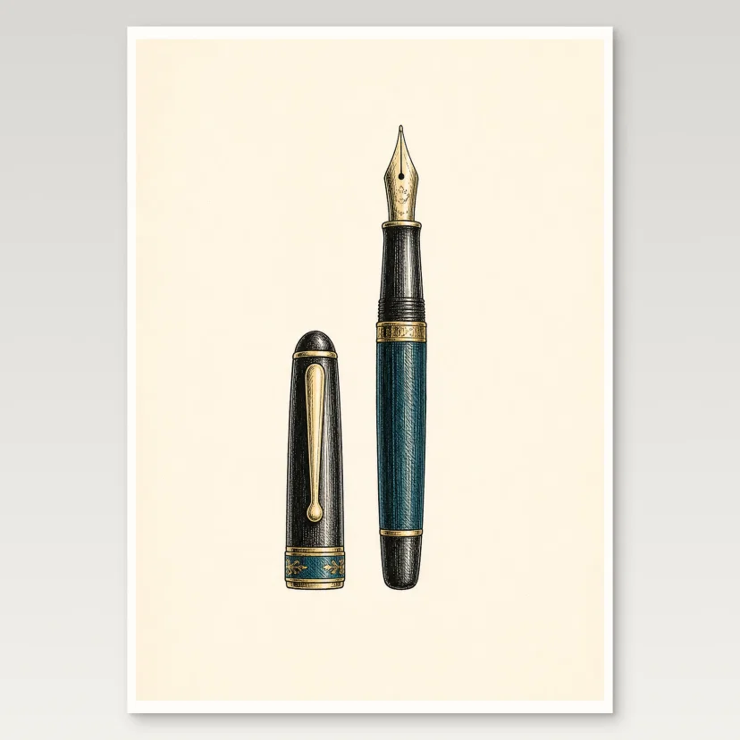 Fountain Pen Poster