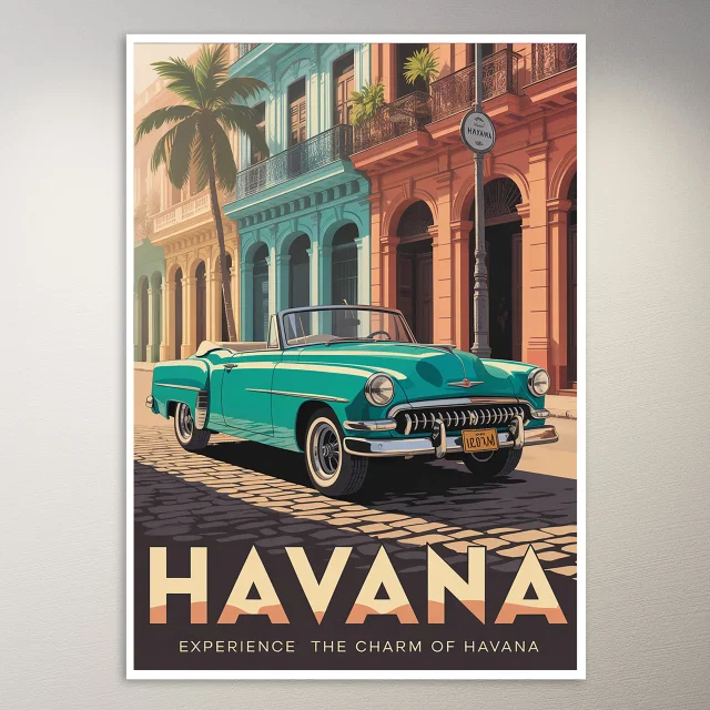 Havana Travel Poster