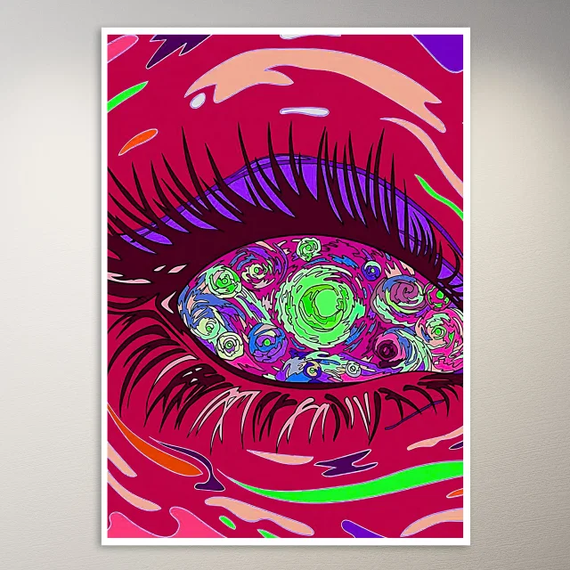 Trippy Art Poster