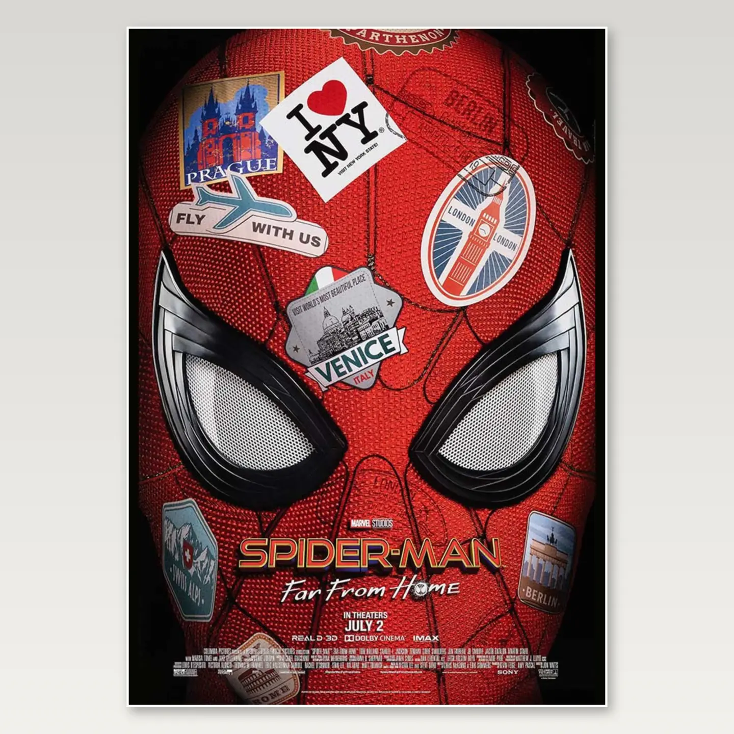 Spider-Man Far From Home A4 Poster mockup