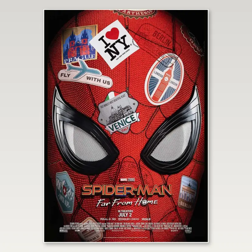 Spider-Man Far From Home A4 Poster