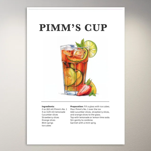 Pimm's Cup Poster