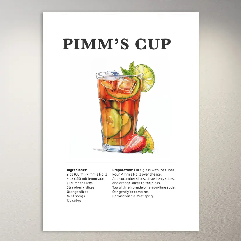 Pimm's Cup Poster