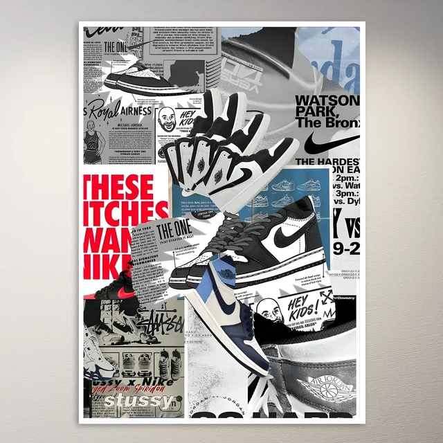 Sneakerhead Moodboard Poster