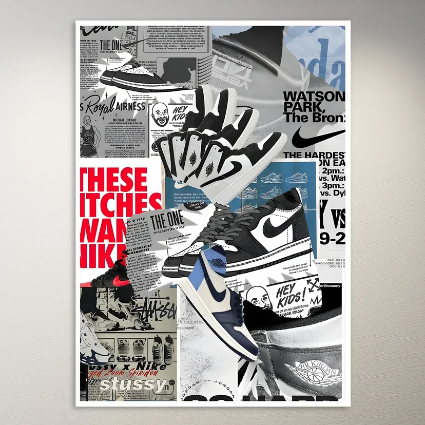 Sneakerhead Moodboard Poster