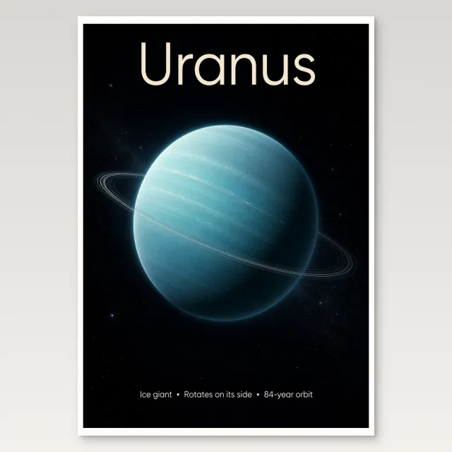 Uranus A4 Poster