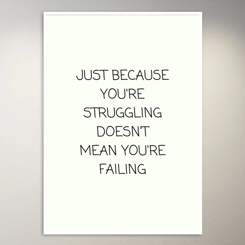 Motivational Quote Wall Poster