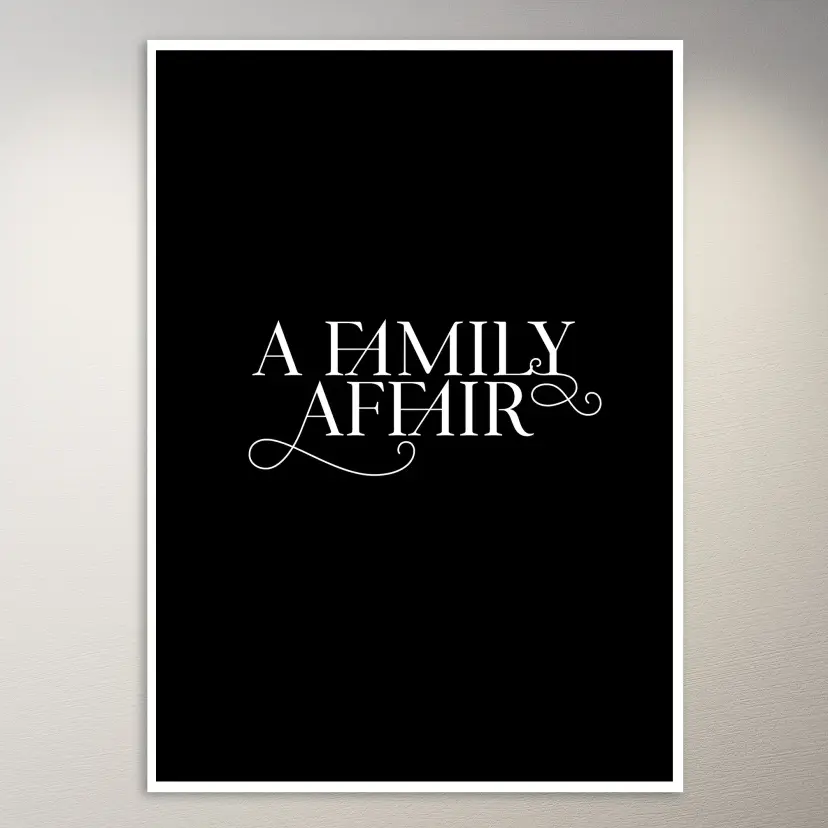 A Family Affair Poster