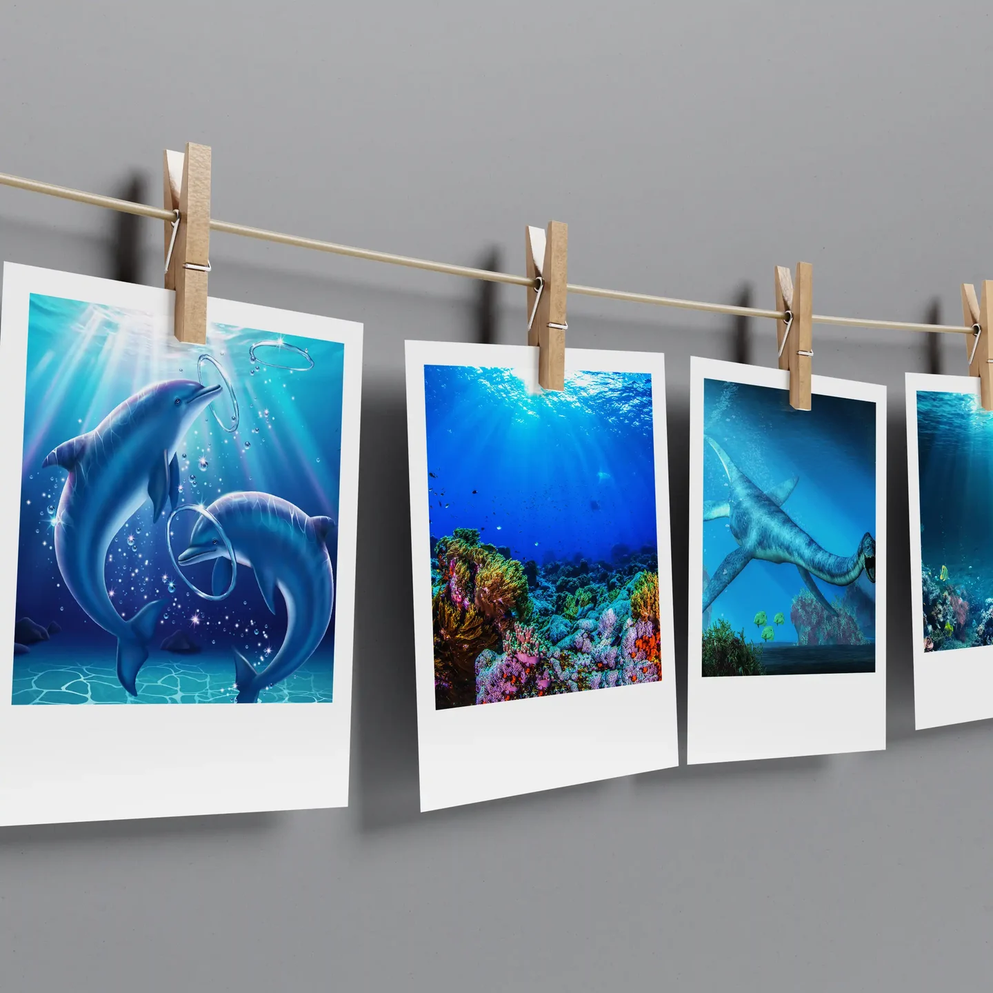 Aquatic Prints Set of 12