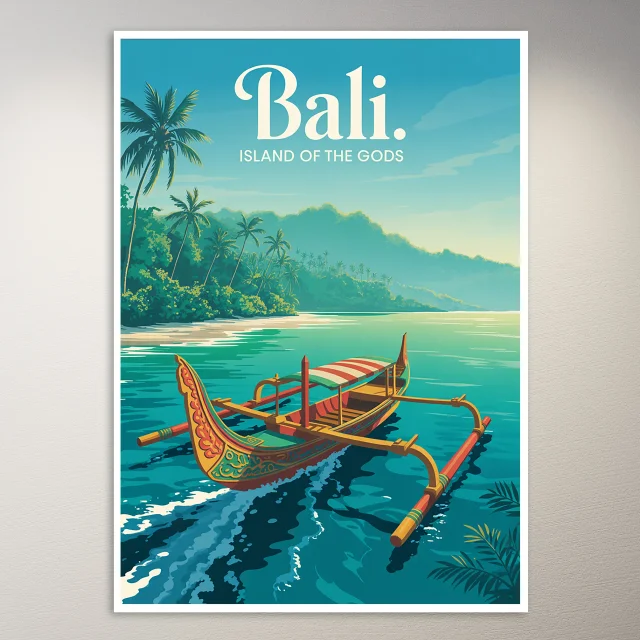 Bali Travel Poster