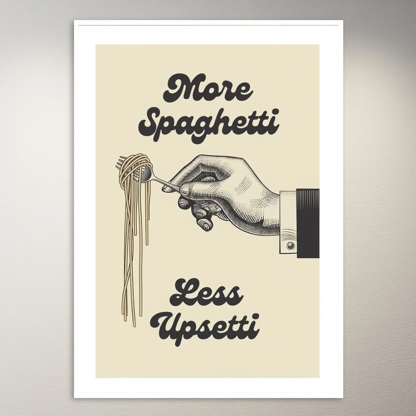 More Spaghetti, Less Upsetti Poster