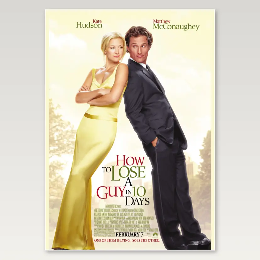 How to Lose a Guy in 10 Days A4 Poster