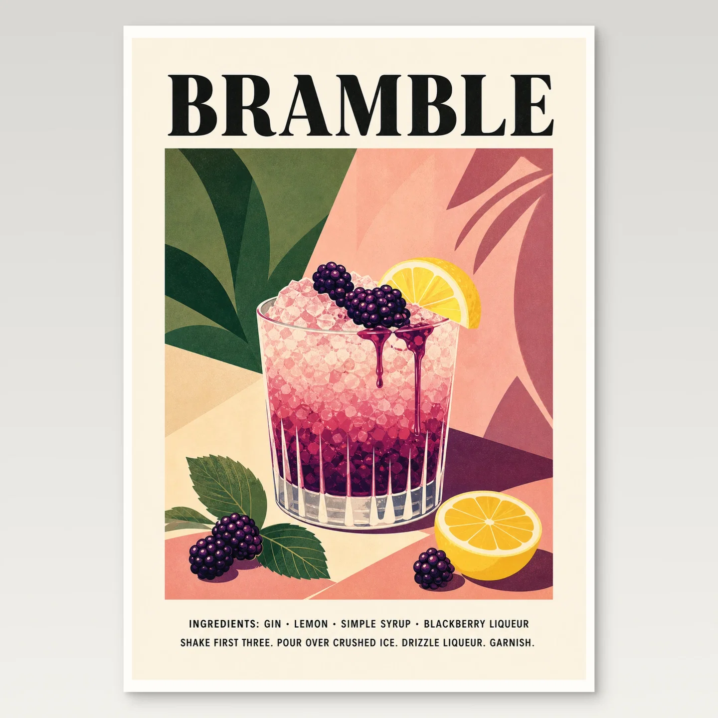 Bramble Poster mockup
