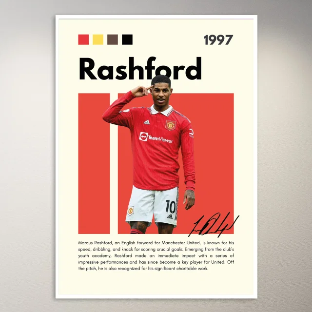 Marcus Rashford 1997 Poster