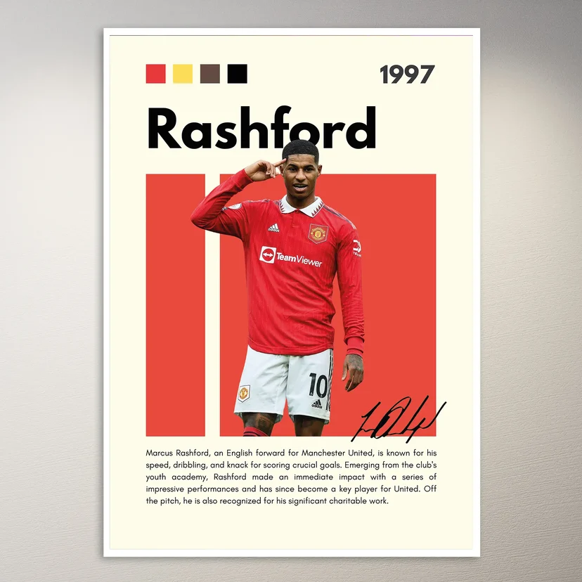Marcus Rashford 1997 Poster