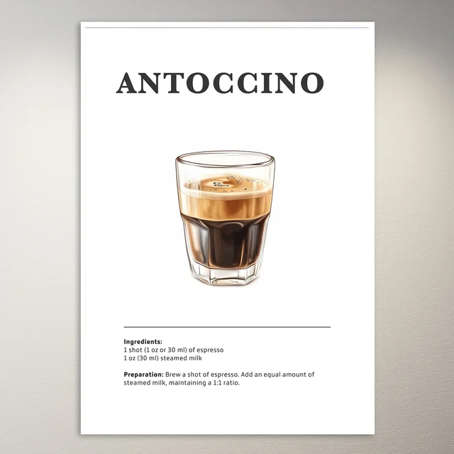 Antoccino Coffee Drink Poster