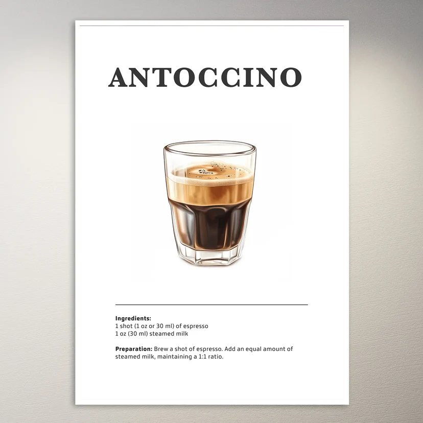 Antoccino Coffee Drink Poster