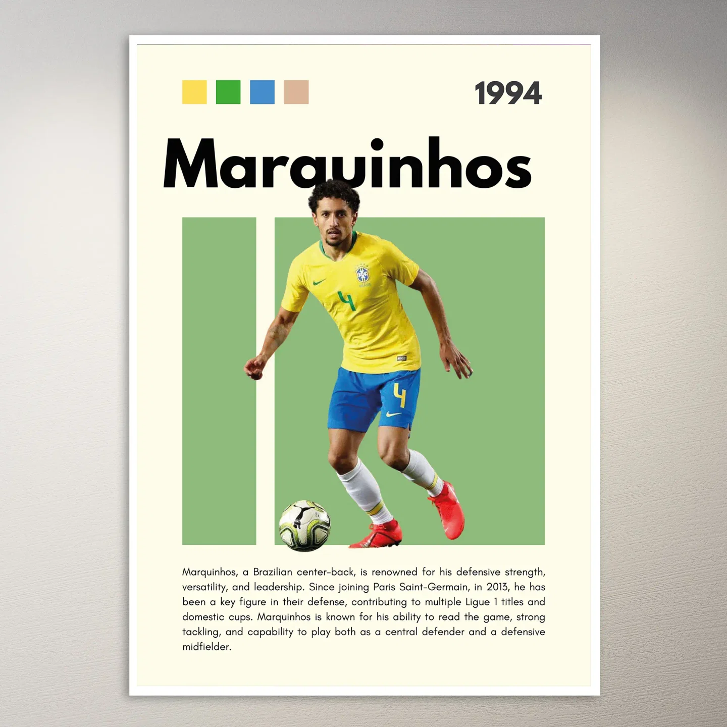 Marquinhos 1994 Profile Poster
