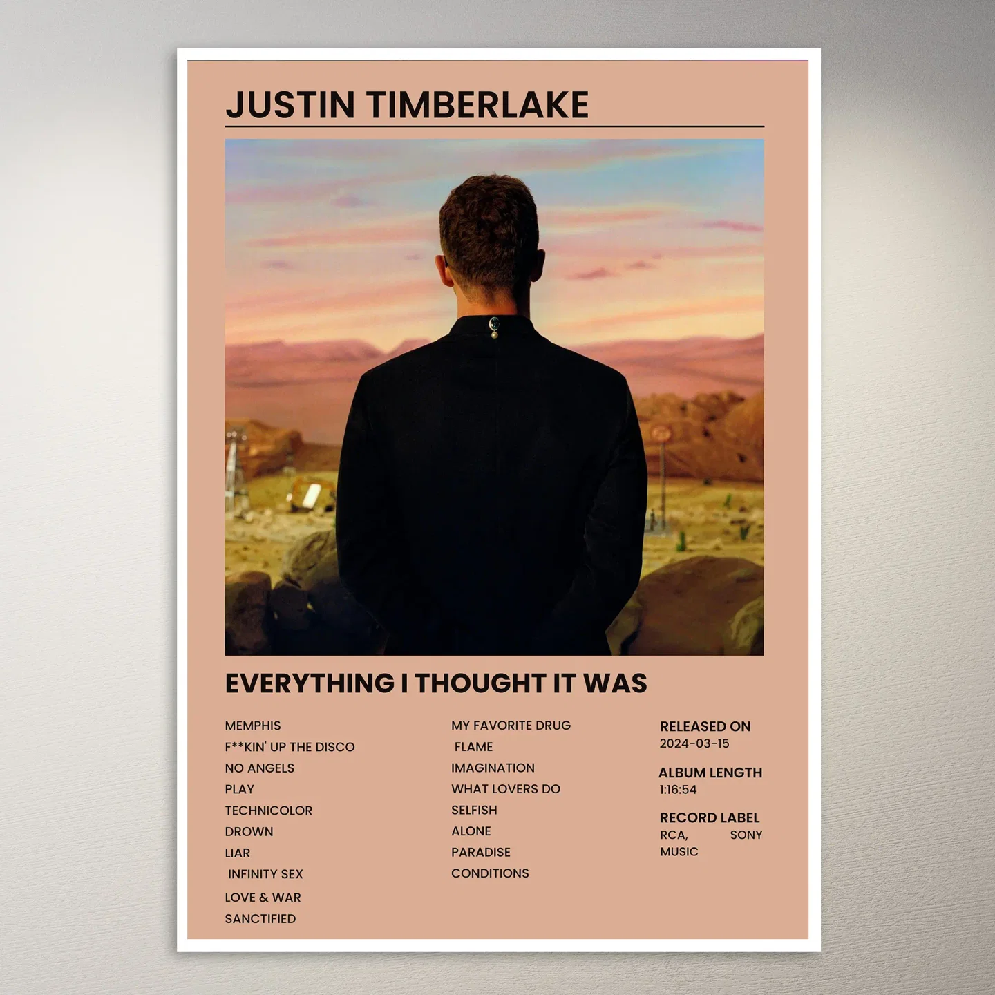 Justin Timberlake Poster