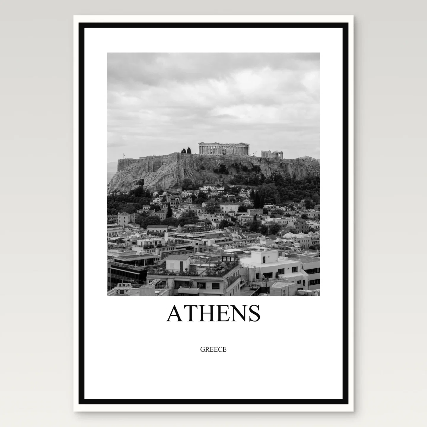 Athens Poster mockup