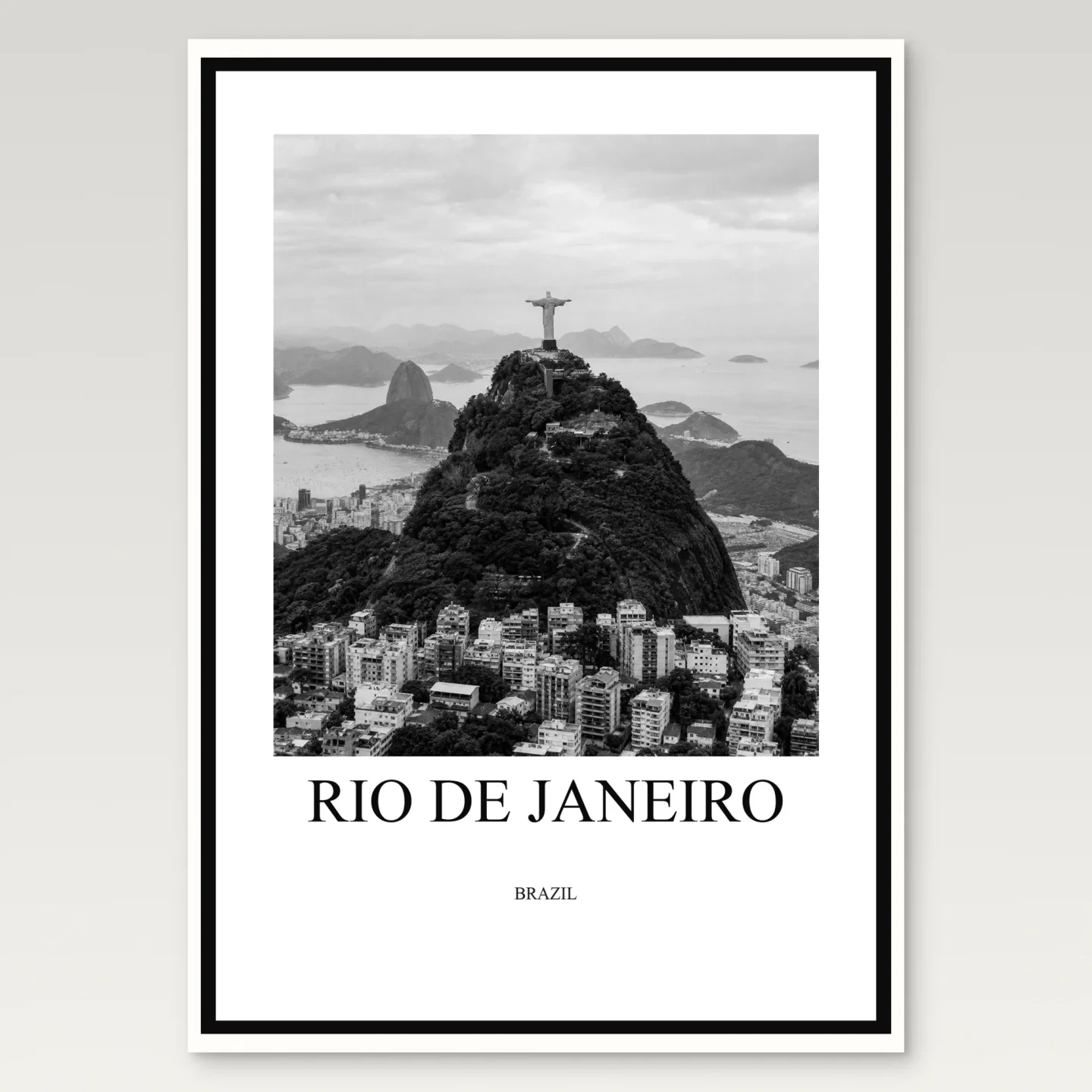 Rio De Janeiro Poster mockup