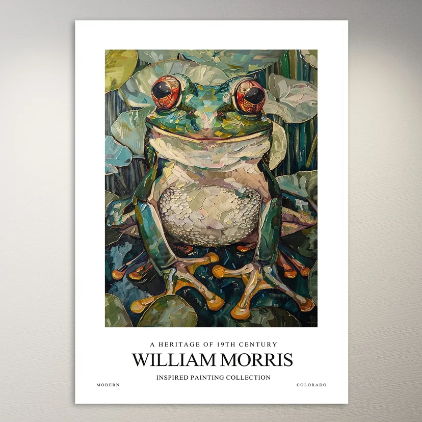 William Morris Inspired Painting | Art Poster